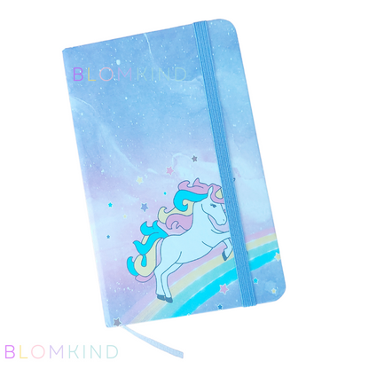 A6 Unicorn Notebook Purple