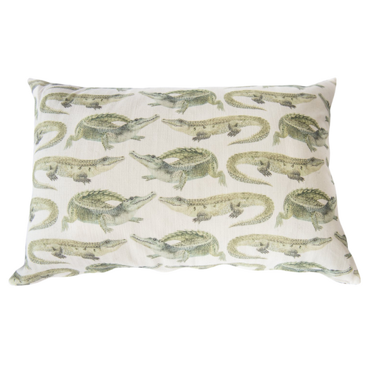 Clive Croc Medium Cushion - 65cm x 40cm