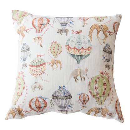 Hot air balloon White Small Cushion - 45cm x 45cm