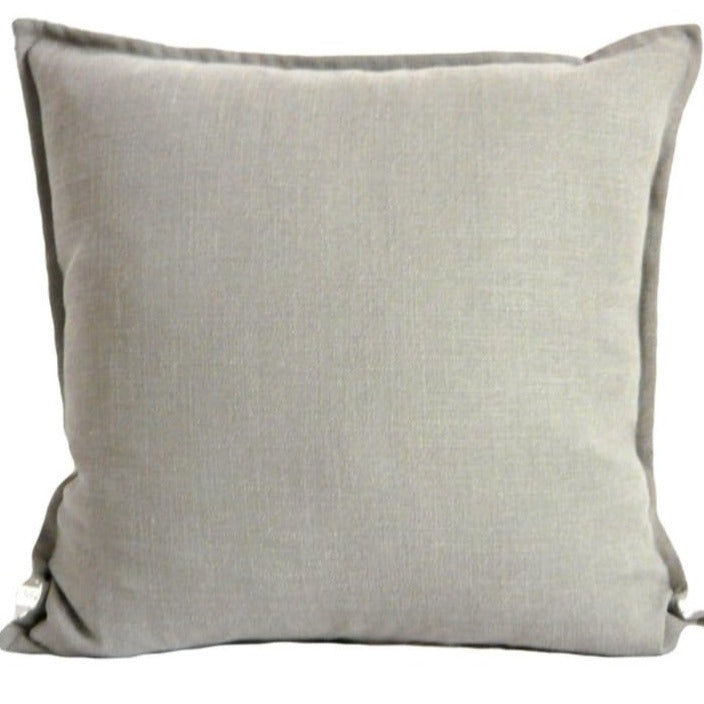 Kay Grey & Ivory Pattern Large Cushion - 60cm x 60cm