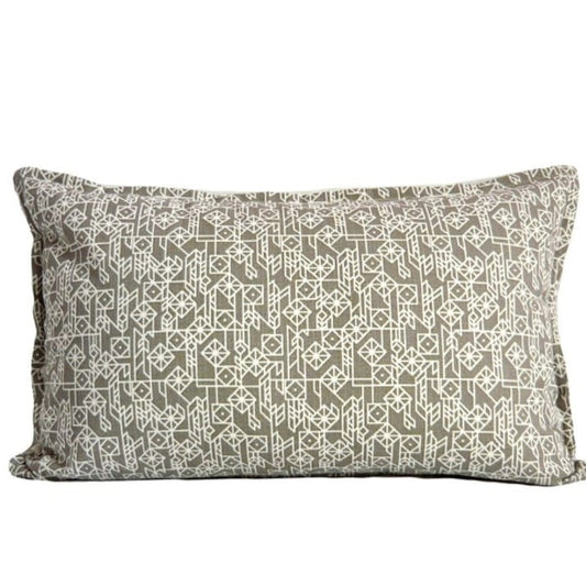 Kay Kite Grey Medium Cushion - 70cm x 45cm