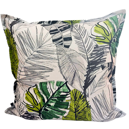  Biggie Best Green Leaves Cushion. Local made in South Africa.