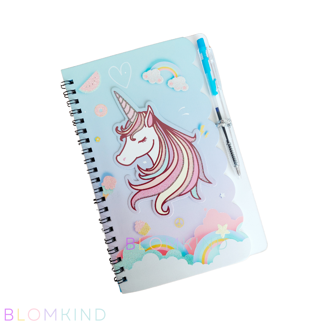 Unicorn Book with pen