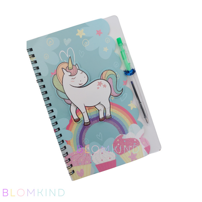 Unicorn Book with pen