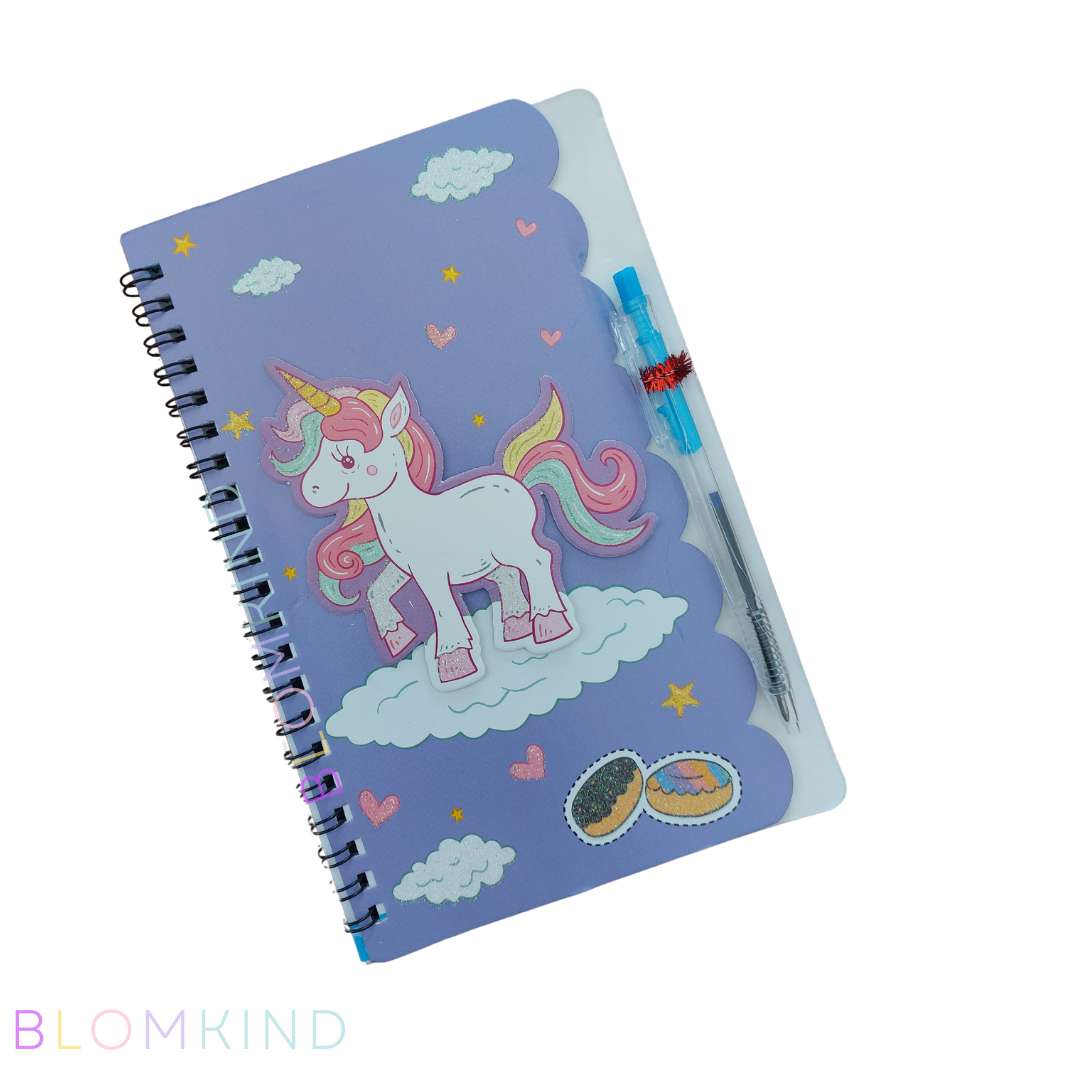 Unicorn Book with pen