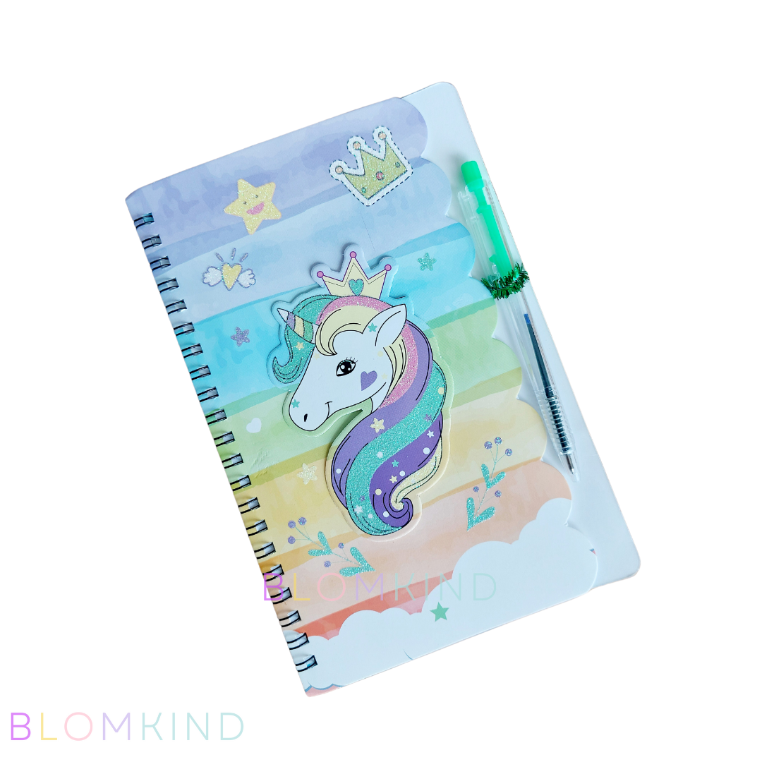 Unicorn Book with pen