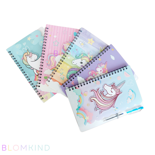 Unicorn Book with pen