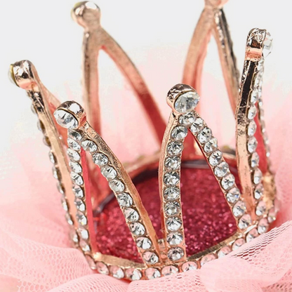 Girls Rhinestone Crown Hairband