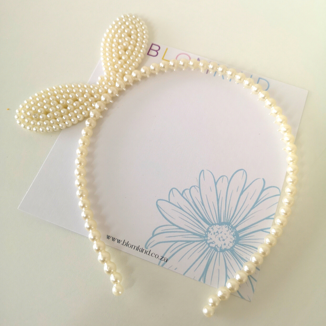 Toddler Girl Faux Pearl Hairband