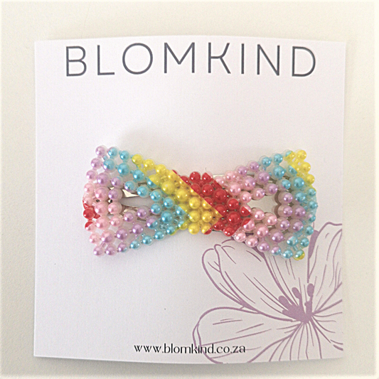 Xlarge Strikkie Rainbow Hairclip