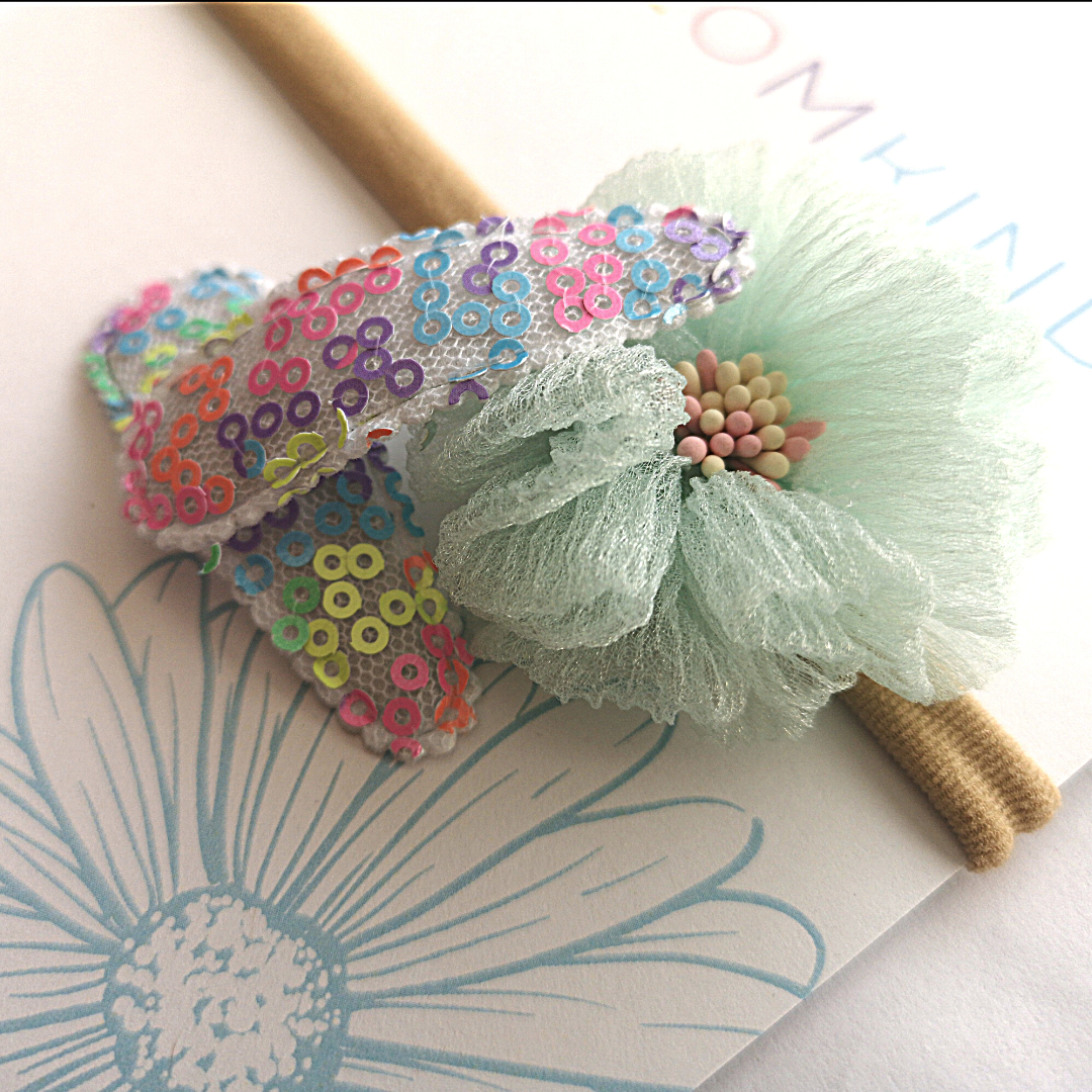 Pastel Headband & Hairclip set