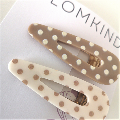 Large Triangular Dots Hairclips